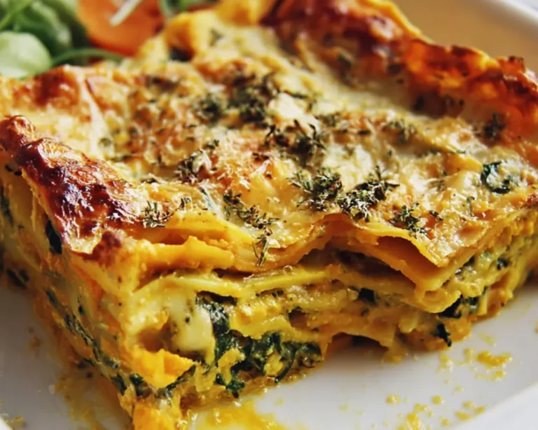 vegetarische lasagne pompoen snijbiet
