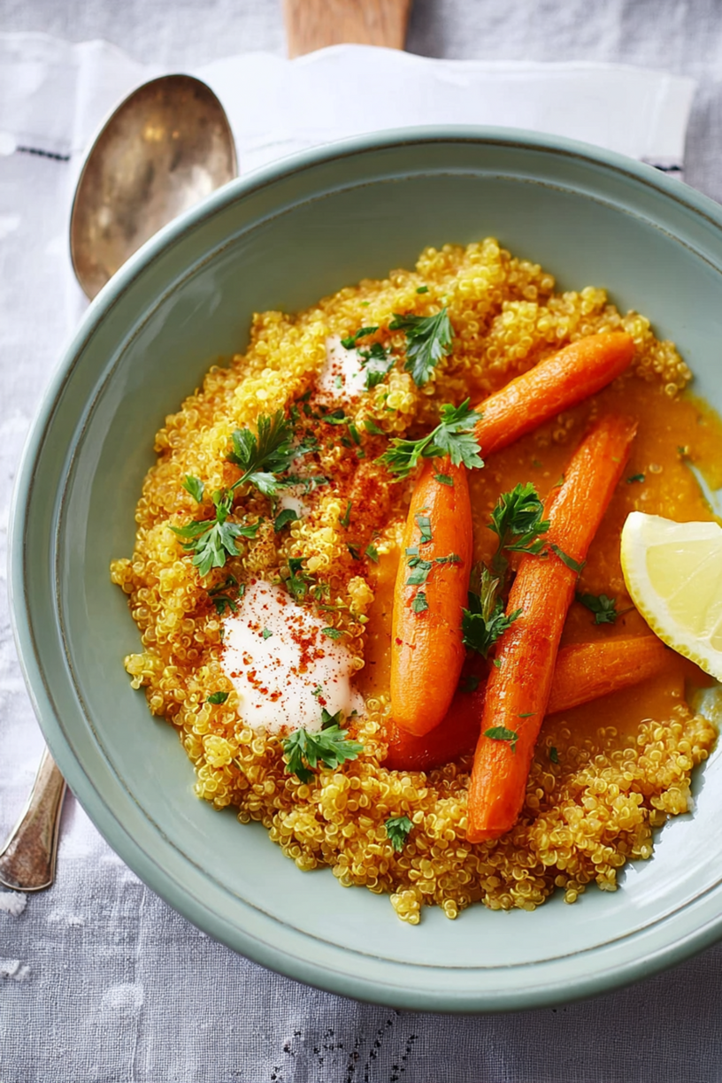 wortel quinoa crème