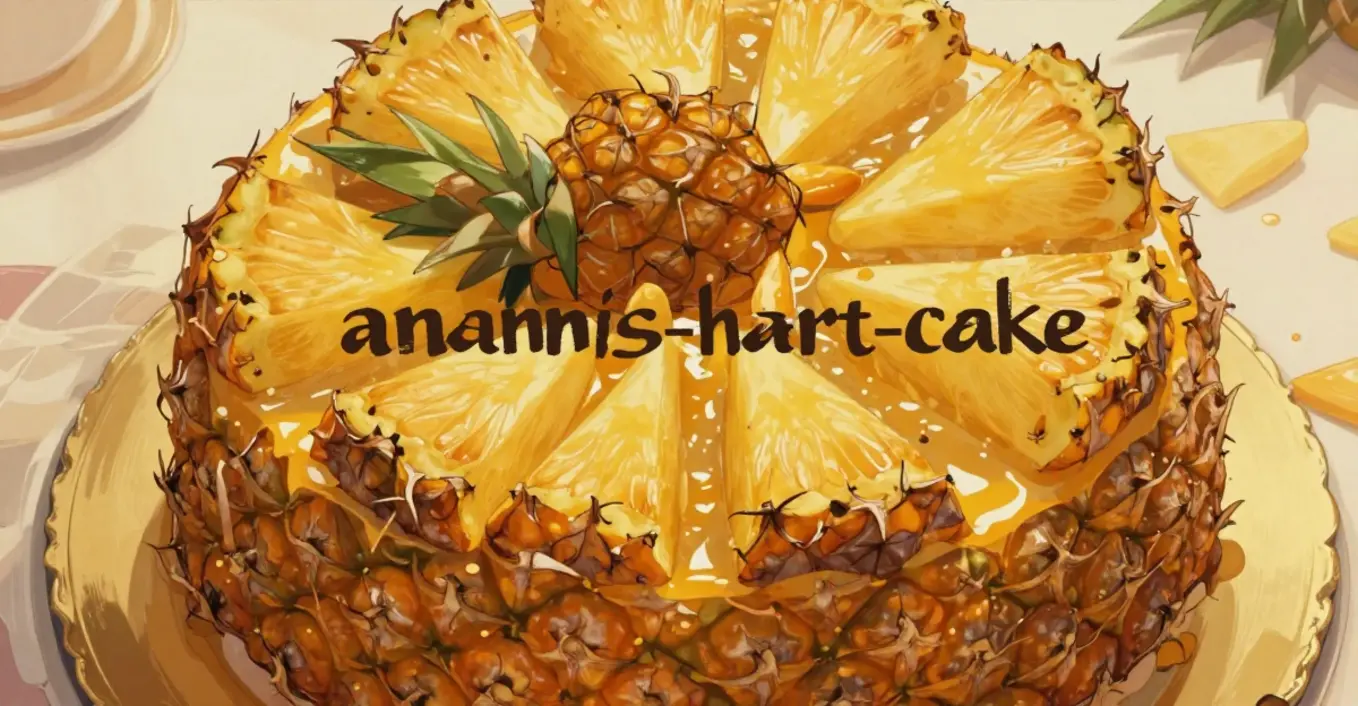 ananas hart cake