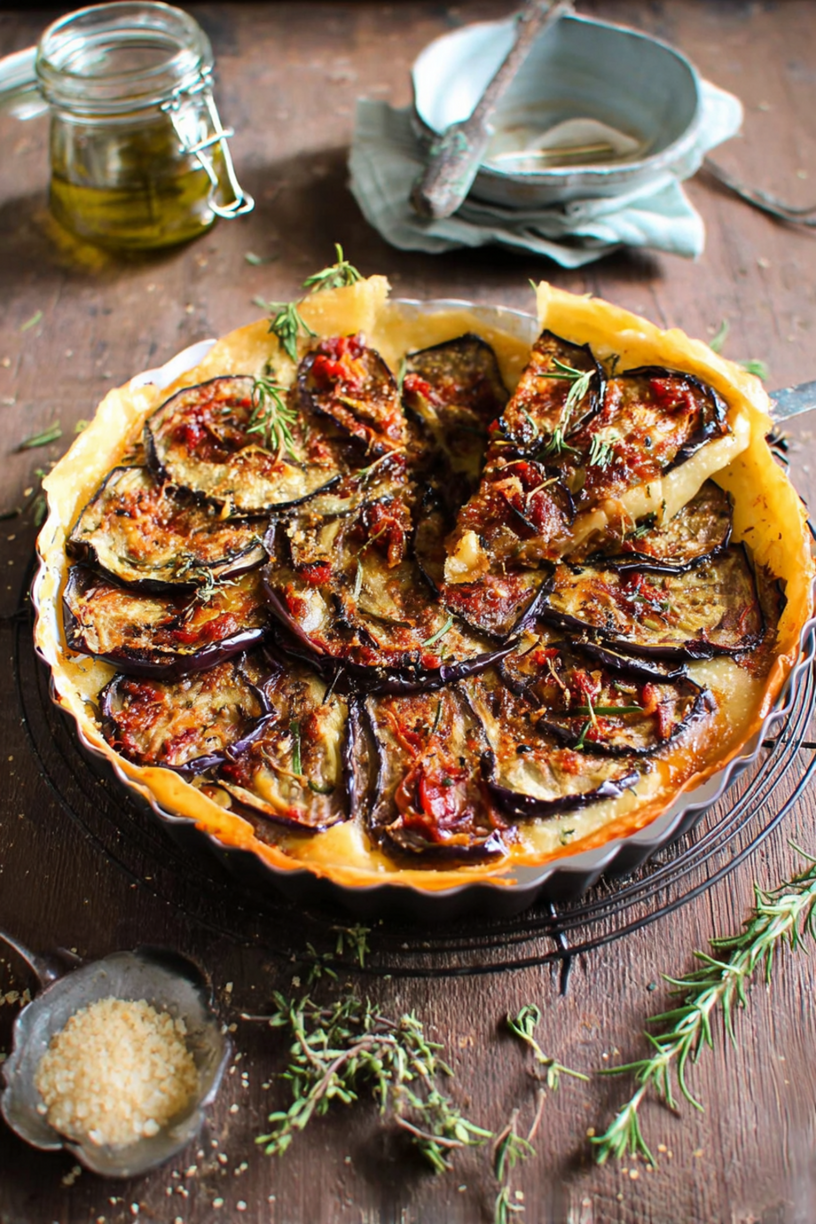 Auberginen Tatin
