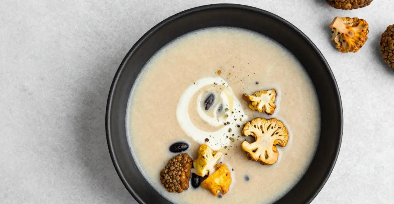 Blumenkohl Kichererbsen Suppe