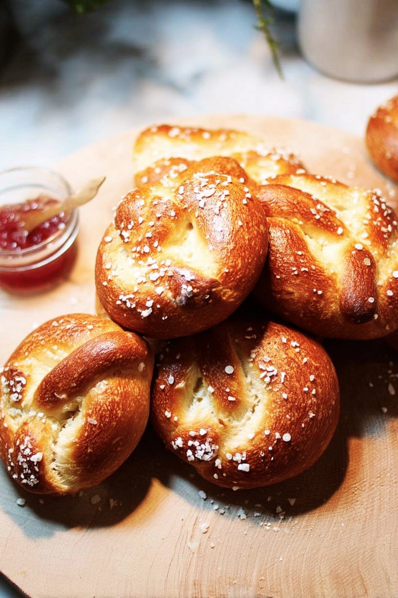Brötchen nach Brezelart