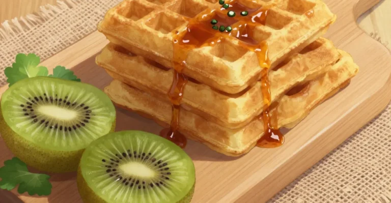 Buchweizenwaffeln mit feinem Gemüse