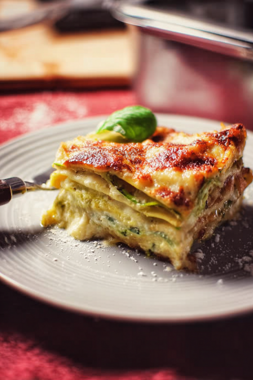 courgette geitenkaas lasagne