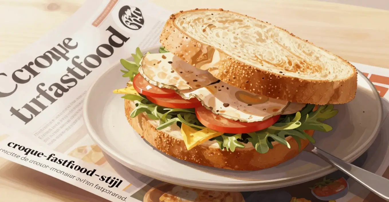 croque fastfood stijl