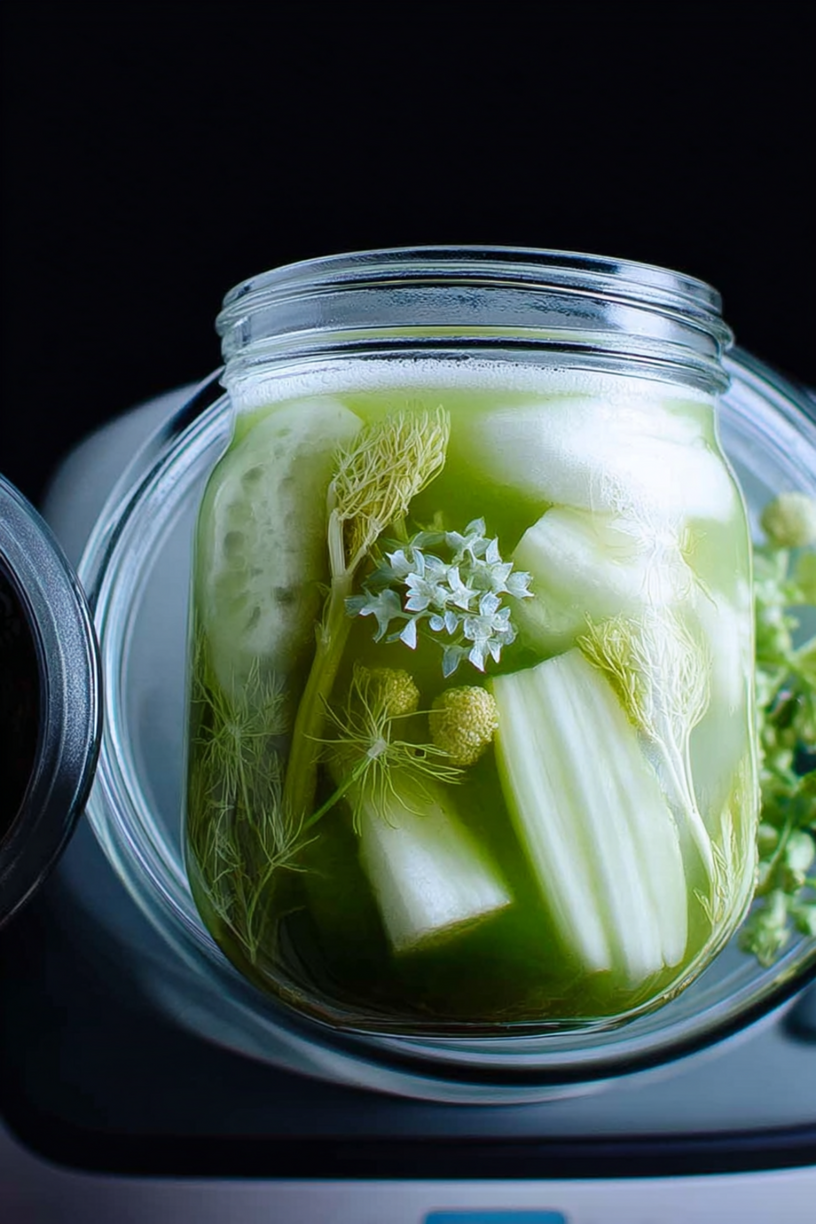 Detox Saft mit Gurke und Fenchel