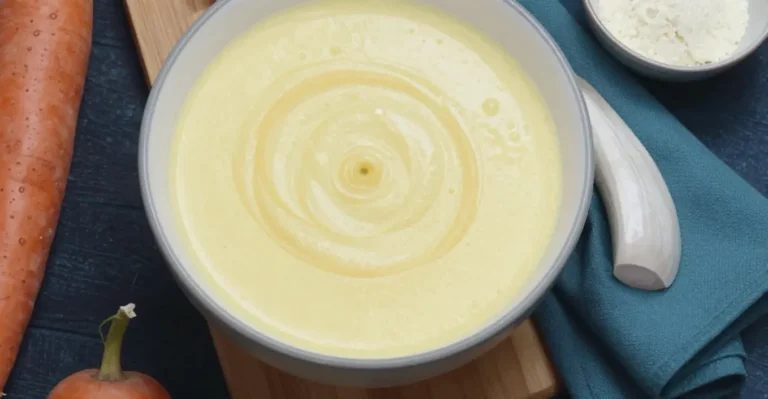 Fenchelcremesuppe mit weißen Karotten