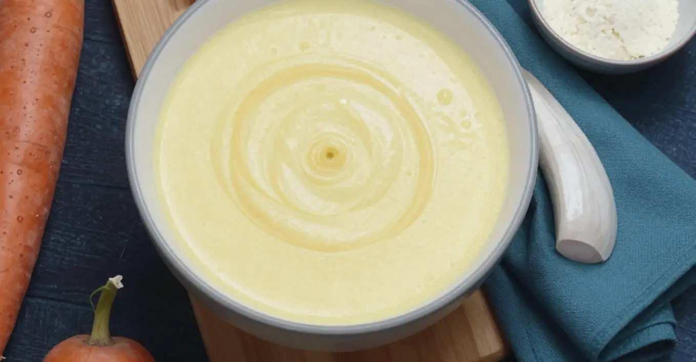 Fenchelcremesuppe mit weißen Karotten