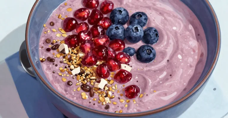 Granatapfel Smoothie Bowl mit Chiasamen