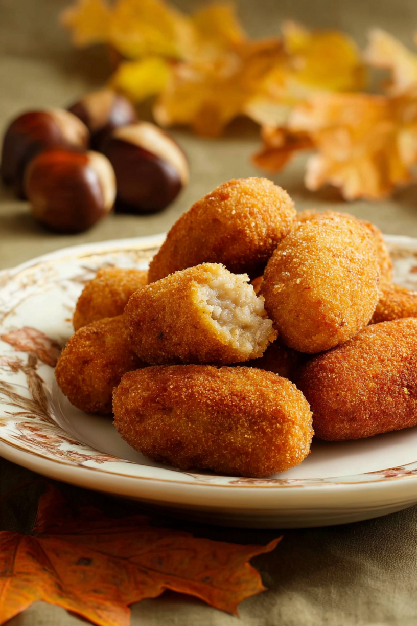 Herbstliche Steinpilzkroketten