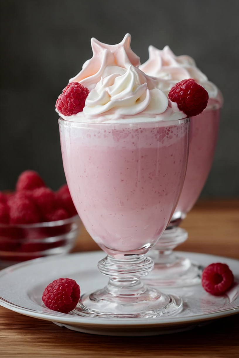 Himbeer Baiser Milkshake