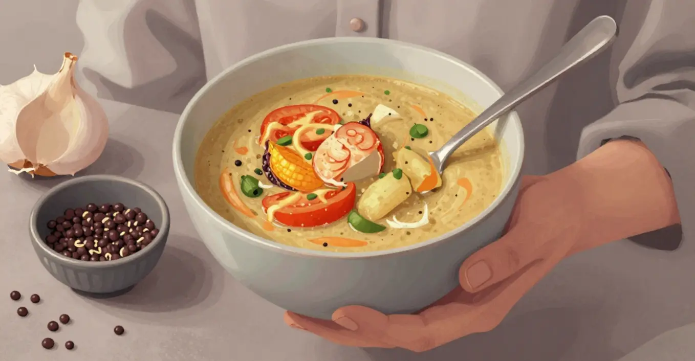Kichererbsen Lauch Suppe