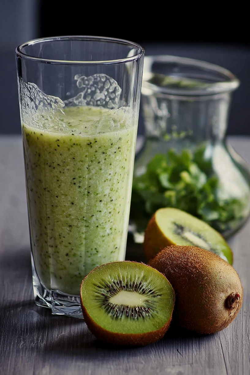 Kiwi Bananen Kressesmoothie