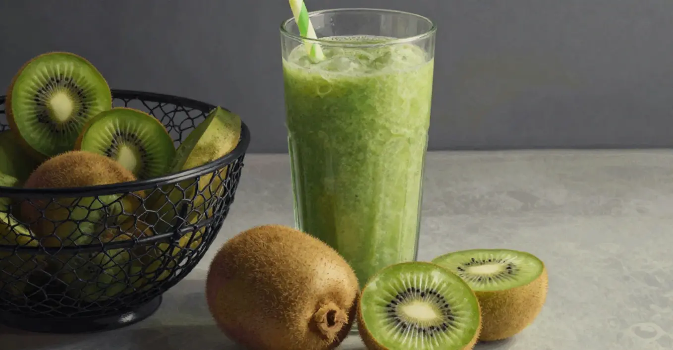 Kiwi Bananen Kressesmoothie
