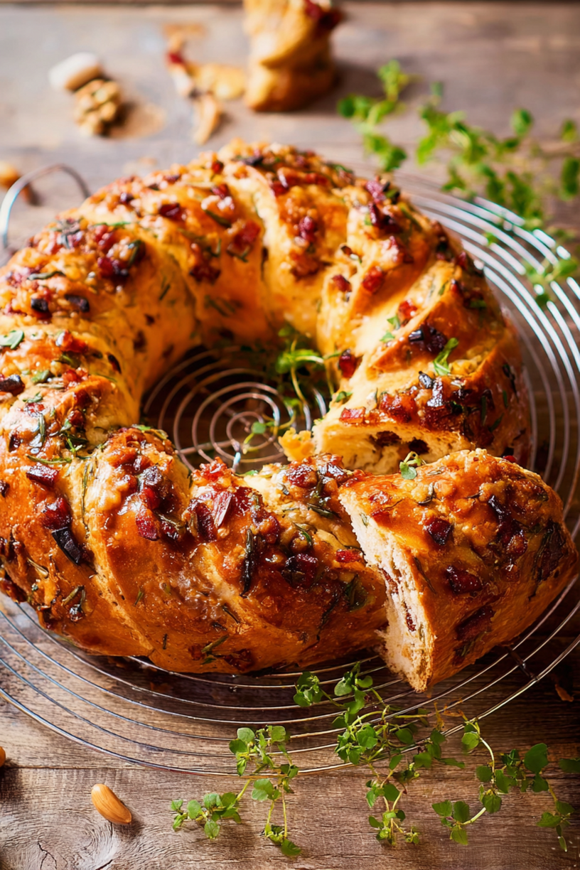 koningskroon chorizo spek pijnboompitten