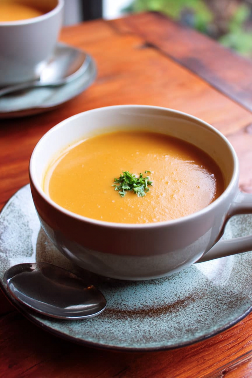 Kürbissuppe mit Kokosmilch