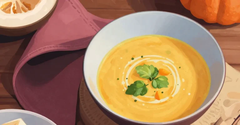 Kürbissuppe mit Kokosmilch
