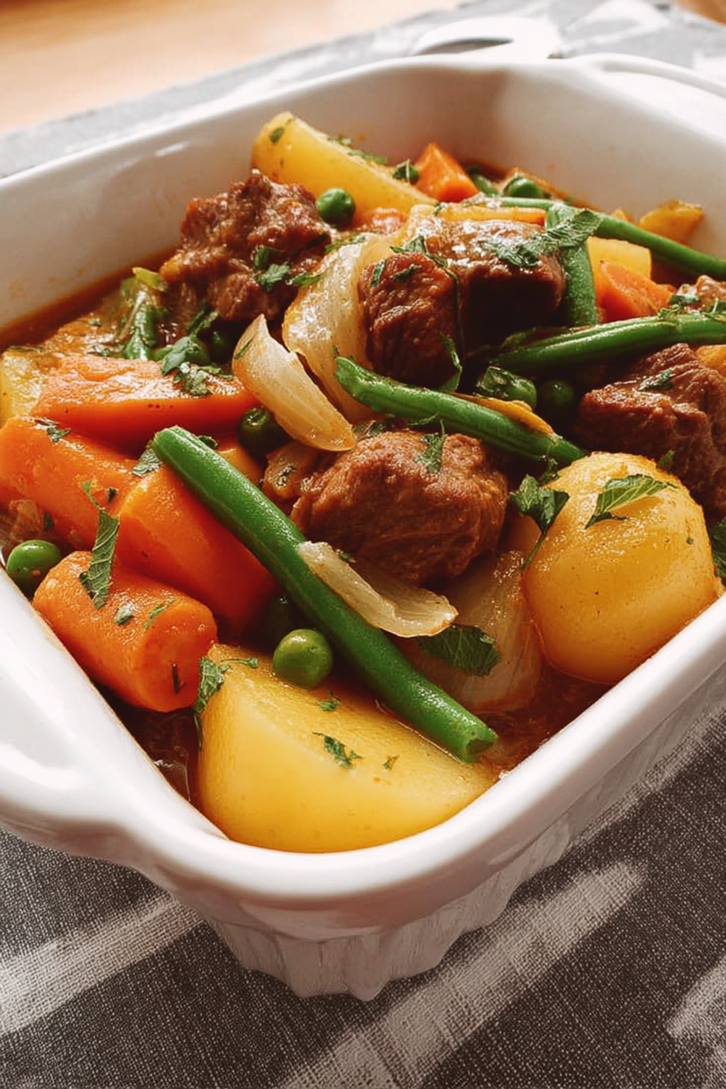 Lamm Navarin mit Frühlingsgemüse