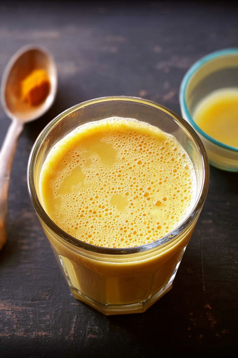 Orangen Bananen Kurkuma Smoothie