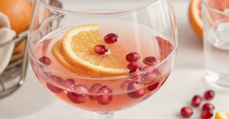 Orangen Granatapfel Limonade