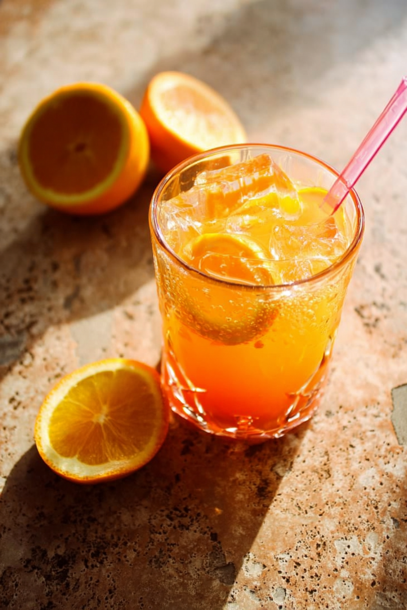 Orangen Karotten Zitronen Cocktail