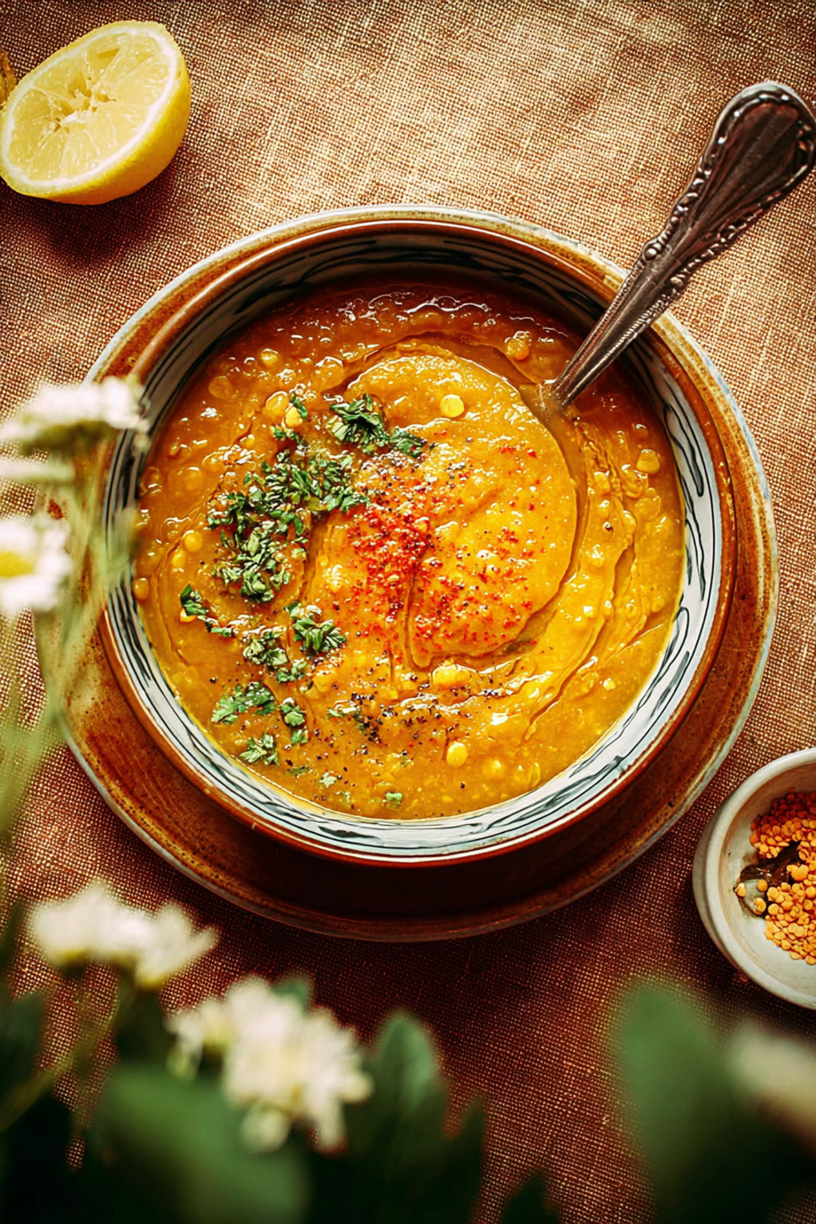 Orientalische Linsensuppe Mercimek Çorbasi
