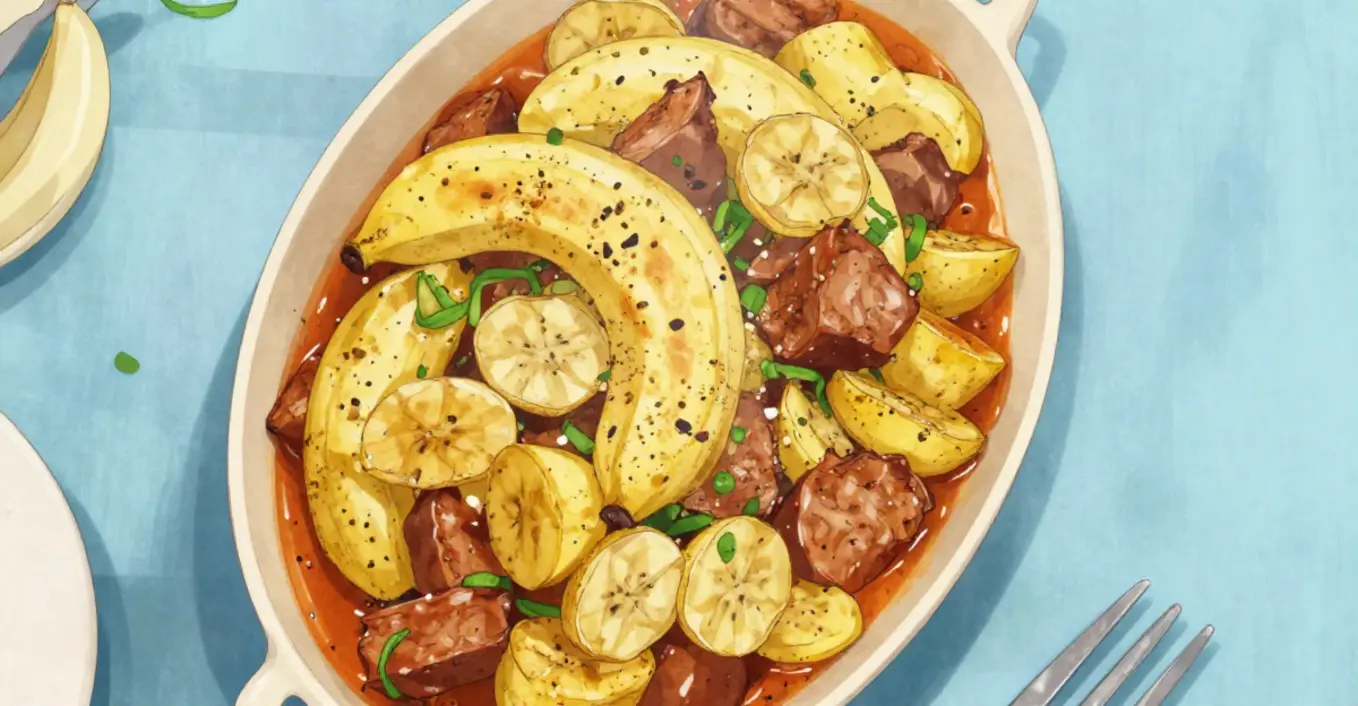 parmentier banaan chorizo