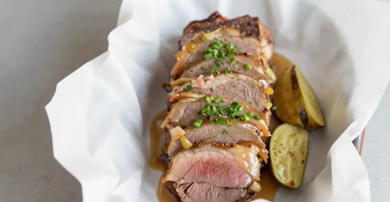 Rinderbraten mit Pistazienfüllung
