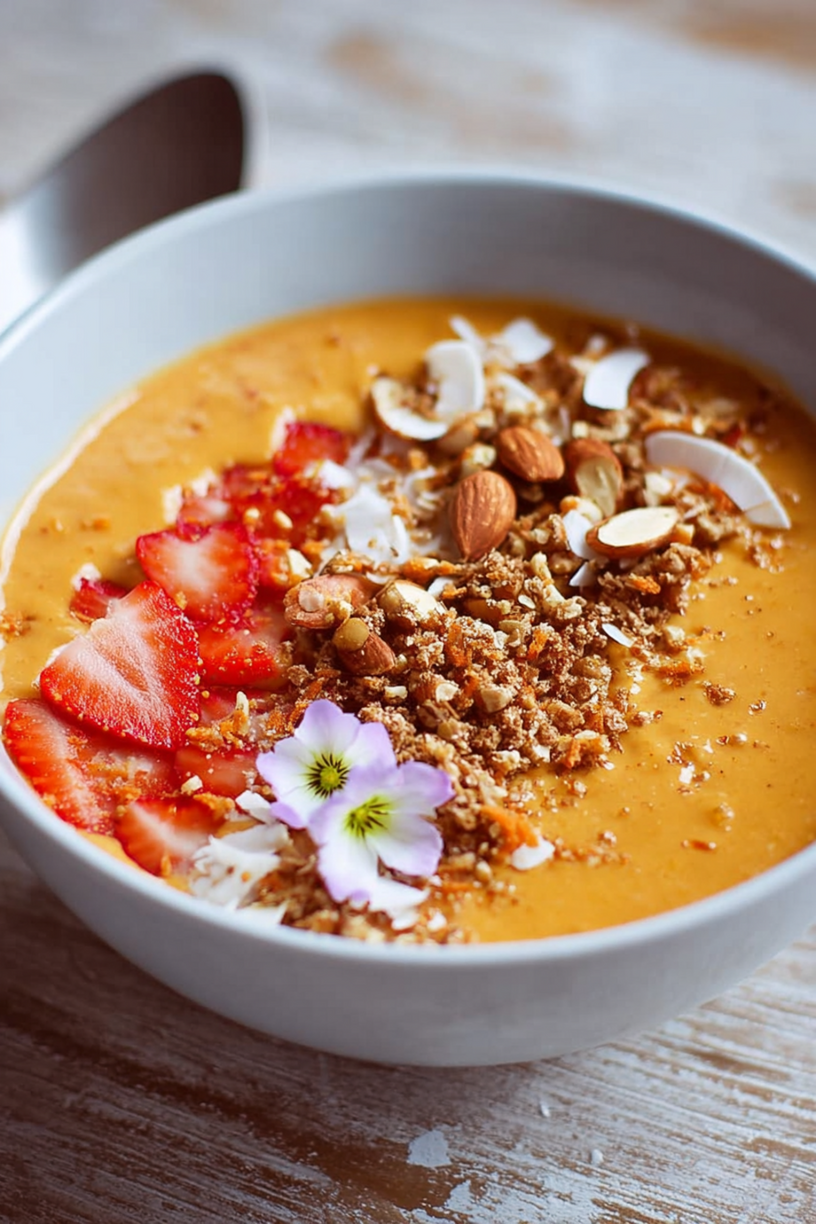Smoothie Bowl nach Carrot Cake Art