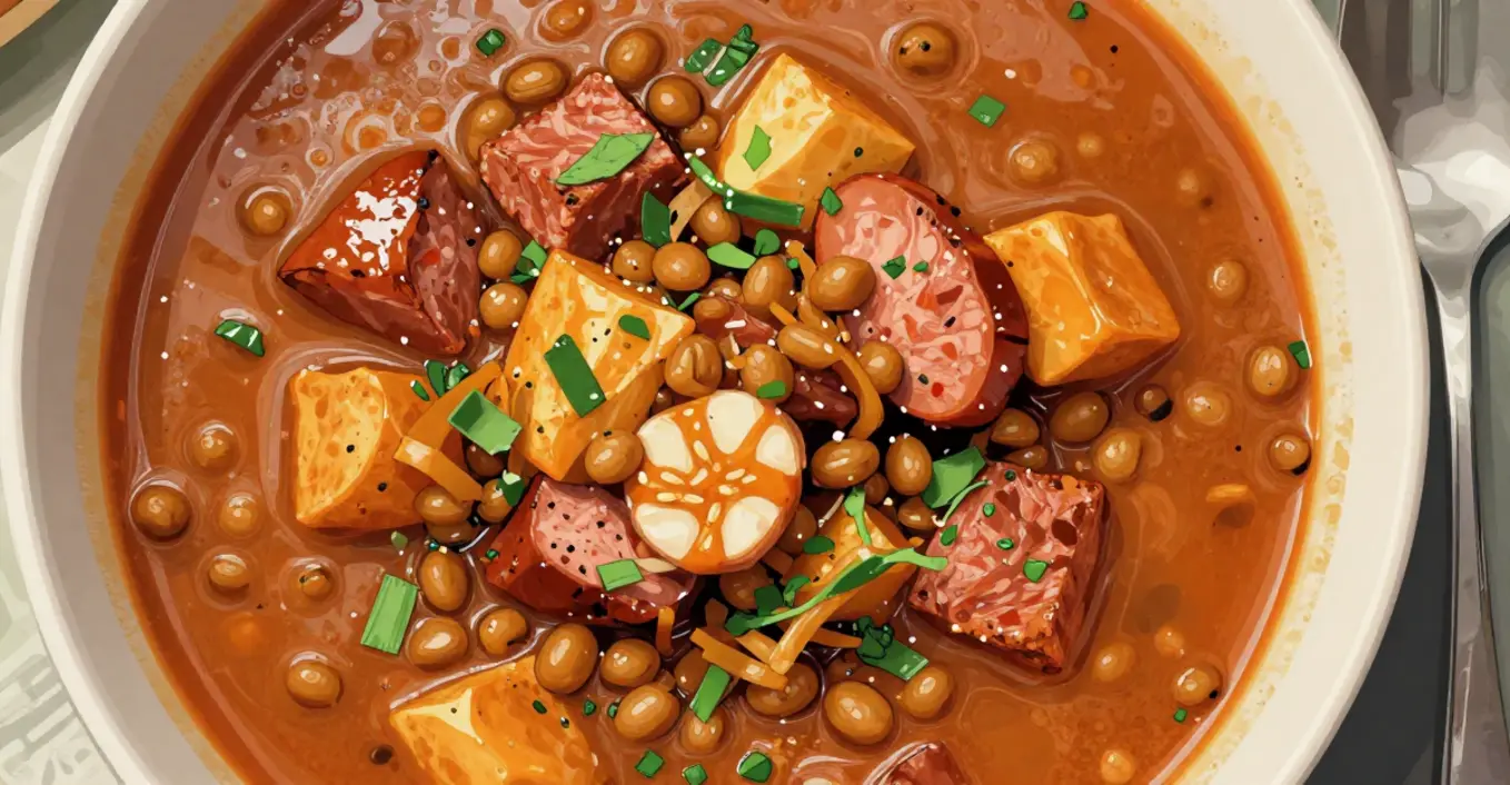 spaanse soep chorizo kikkererwten
