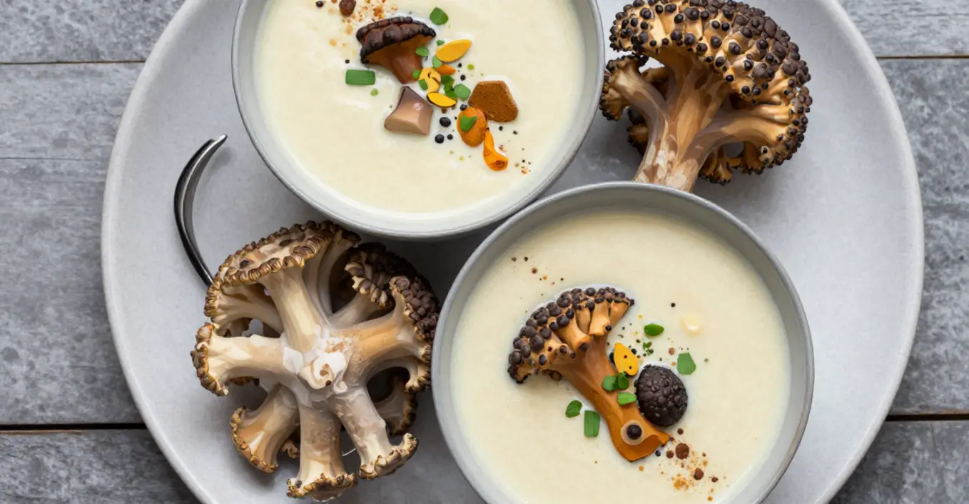 Steinpilz Kastanien Cremesuppe