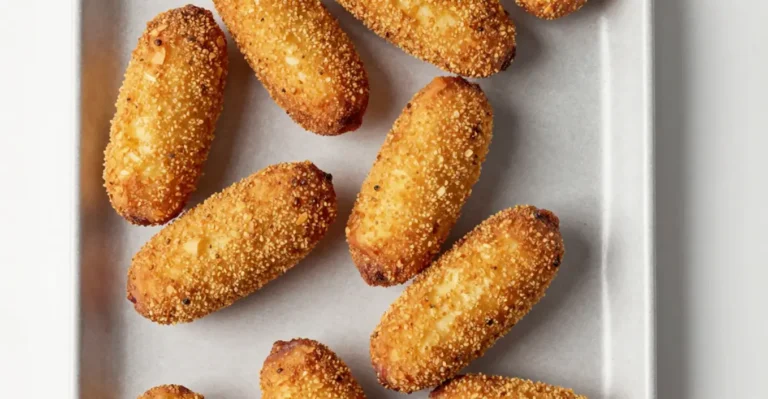 Süßkartoffel Schinken Kroketten