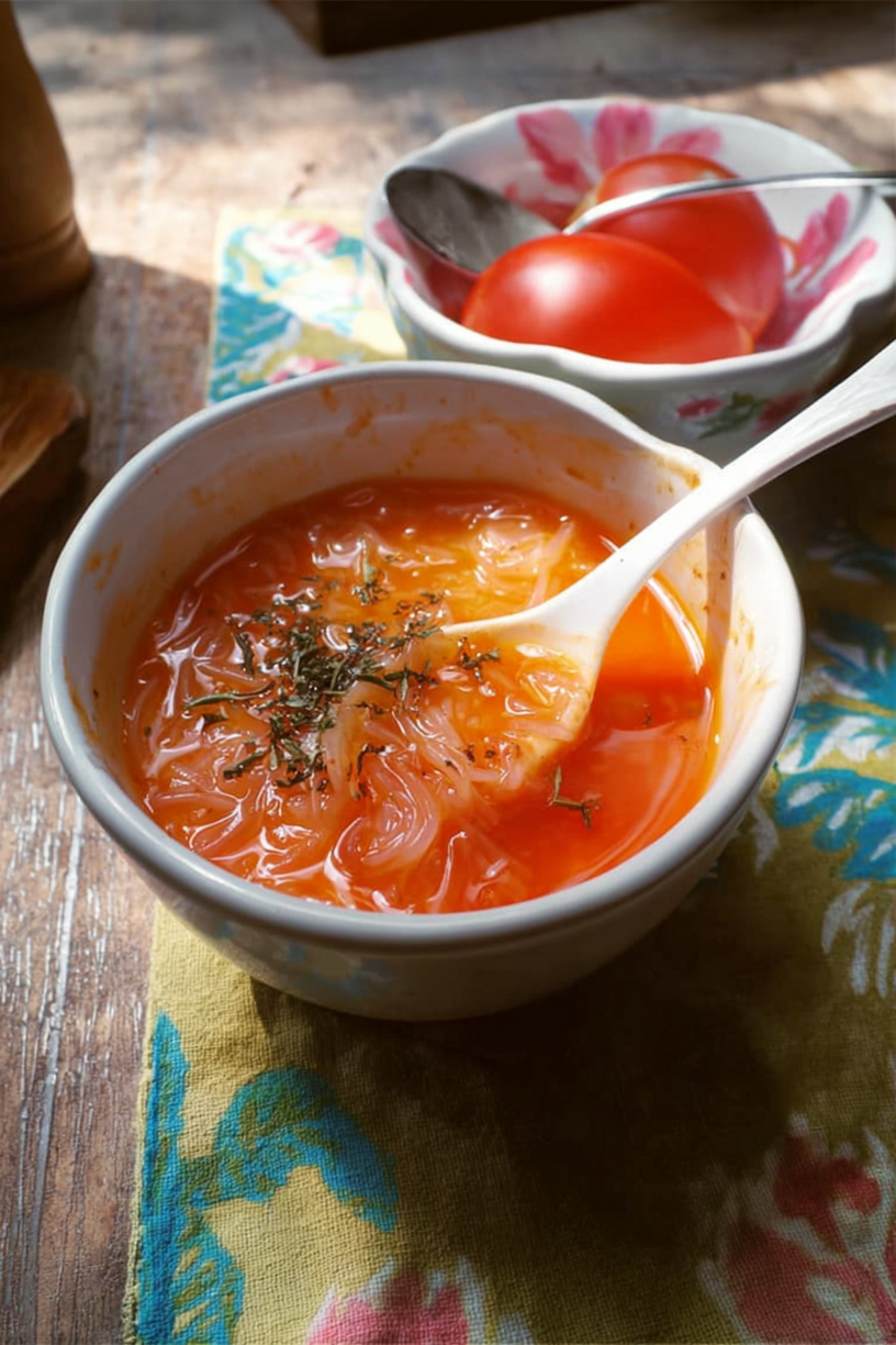 tomatensoep vermicelli