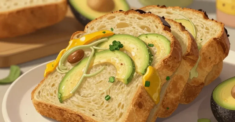 visbrood avocado lactosevrij