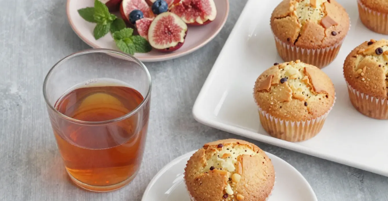 Vollkornmuffins mit weichgekochten Eiern