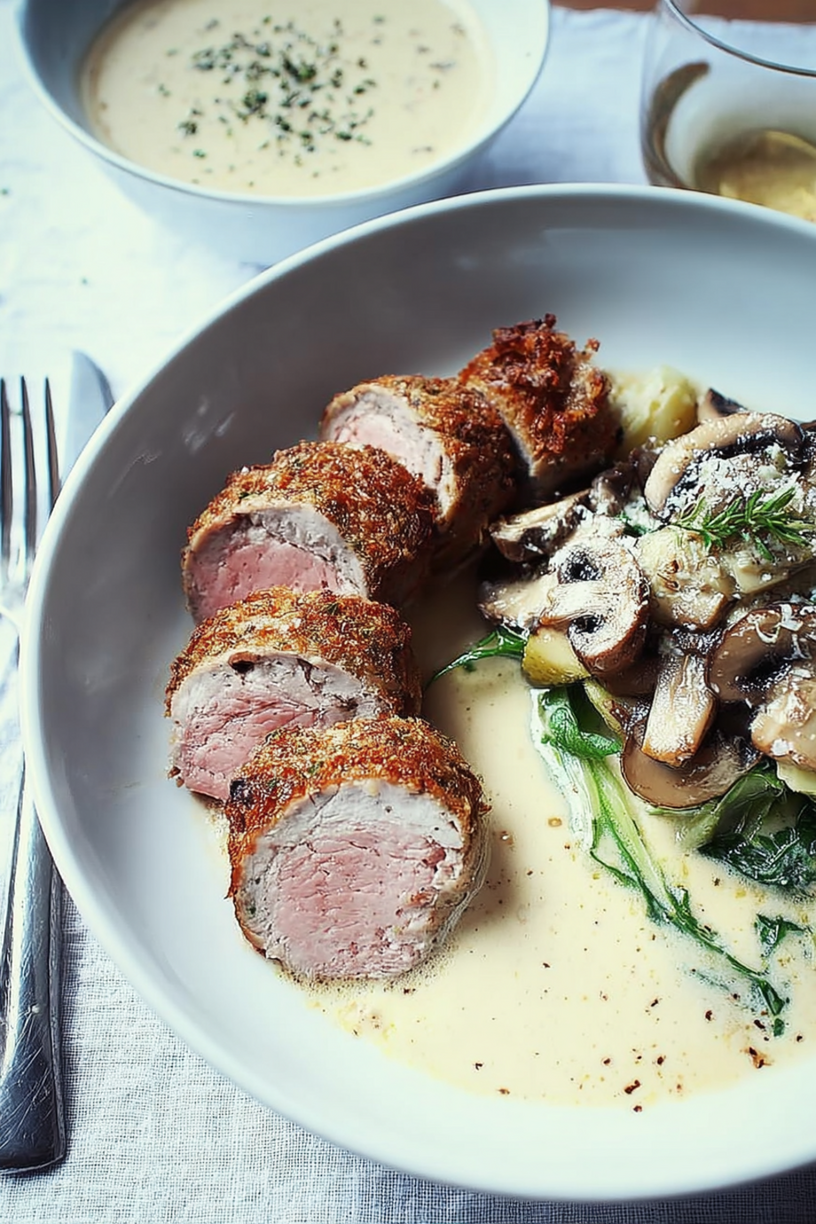 Weißwürste mit Trüffel und Rahmsauce
